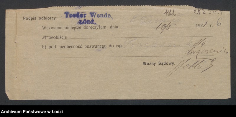 Obraz 8 z jednostki "Teodor Wende – kantor techniczno-handlowy"