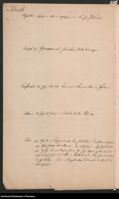 Obraz 7 z jednostki "A. betr. die Familie von Kierski"