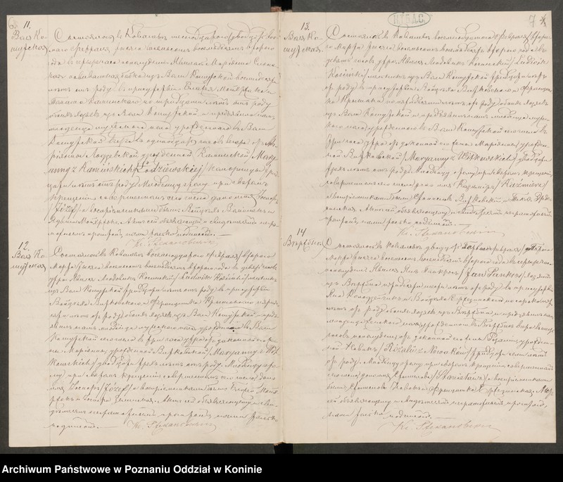 Obraz 6 z jednostki "Księga urodzeń, małżeństw, zgonów"