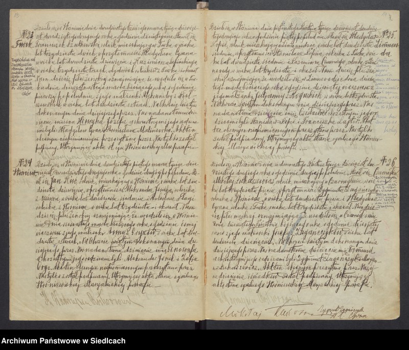 image.from.unit.number "Duplikat aktów stanu cywilnego [urodzonych, zaślubionych i zmarłych] Wiśniewskiej Maryawickiej parafii"