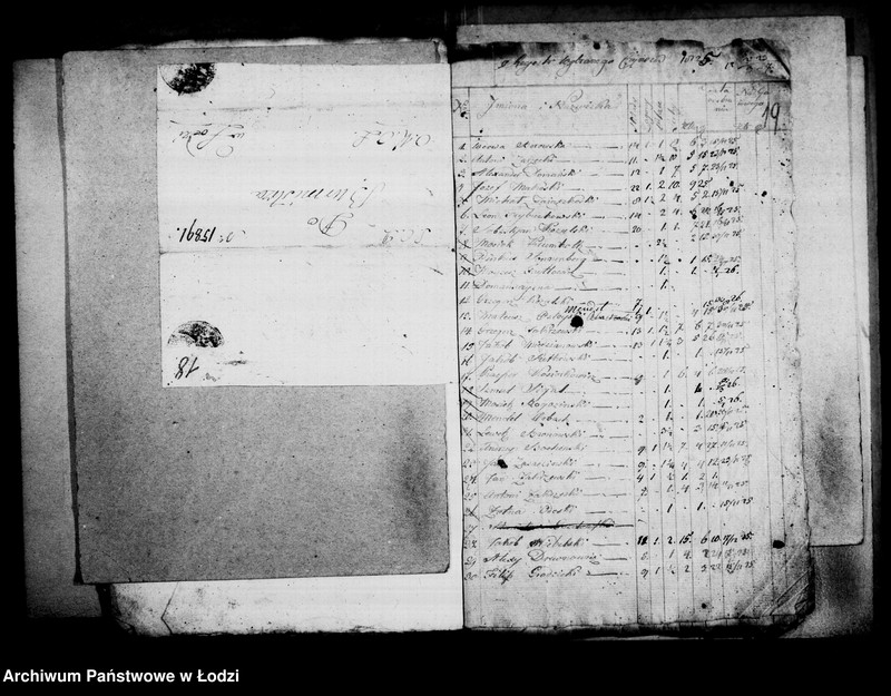 Obraz 16 z jednostki "Akta pobierania czynszu od obywateli miasta"