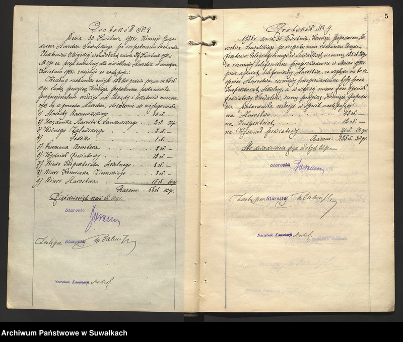 image.from.unit.number "Księga protokołów Komisji Gospodarczej Starostwa"