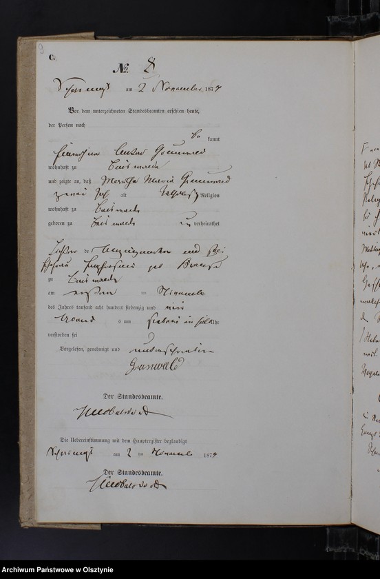 image.from.unit.number "Sterbe-Neben-Register Nr 1 - 23"