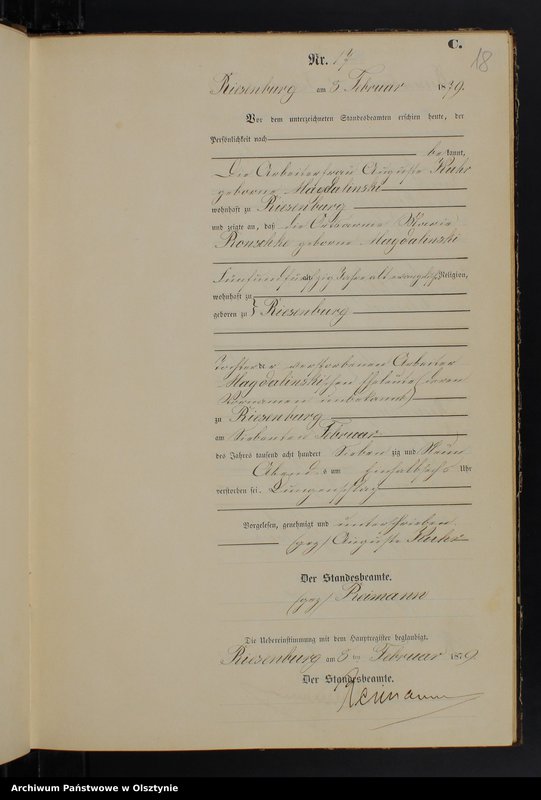 image.from.unit.number "Sterbe-Neben-Register Nr 1 - 125"