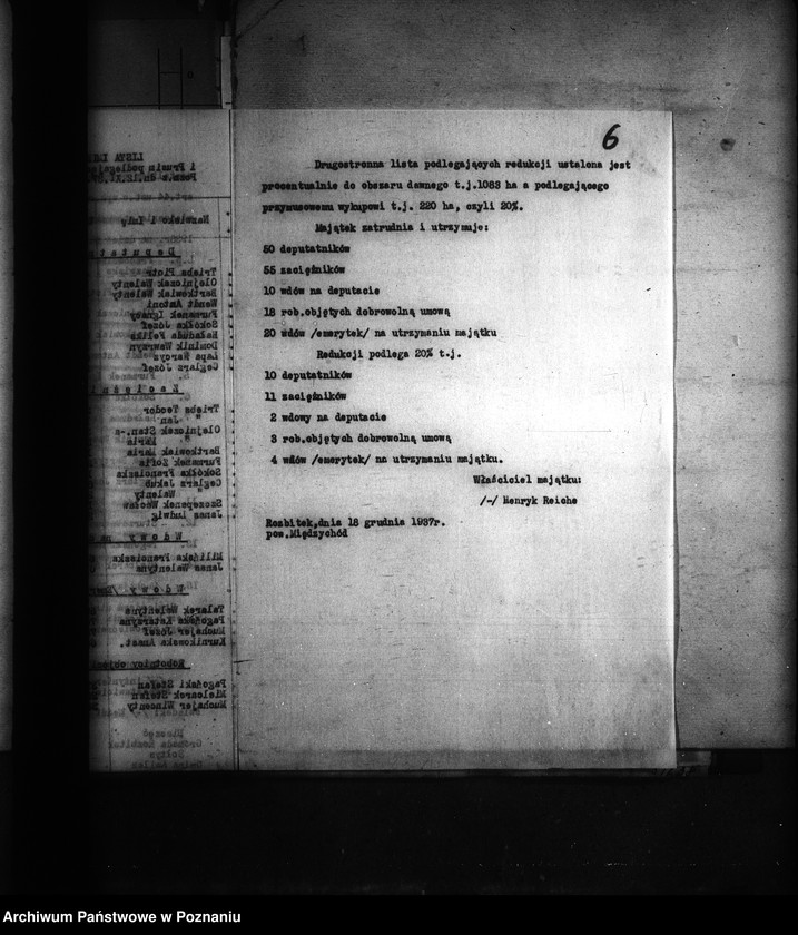 Obraz 10 z jednostki "Odprawy z art. 44 ustawy o wykonaniu reformy rolnej dla byłej służby folwarcznej z przymusowego wykupu części majątku Prusim-Rozbitek powiatu międzychodzkiego"