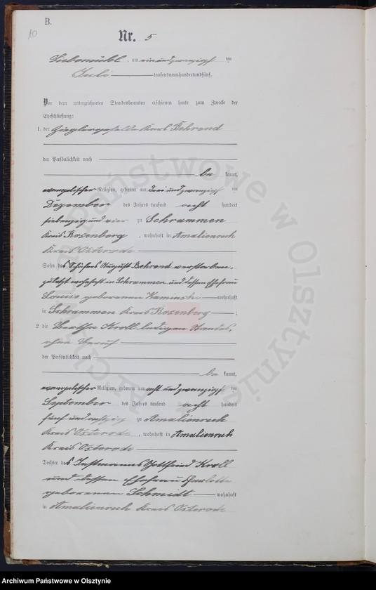 image.from.unit.number "Heiraths-Neben-Register Nr 1 - 22"