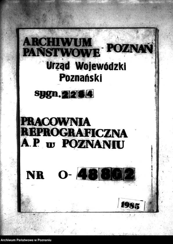 Obraz 1 z jednostki "Regulacja hipoteczna scalonych gruntów Sobiesęki powiatu kaliskiego"