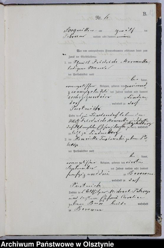 image.from.unit.number "Heiraths-Haupt-Register Nr 1 - 28"