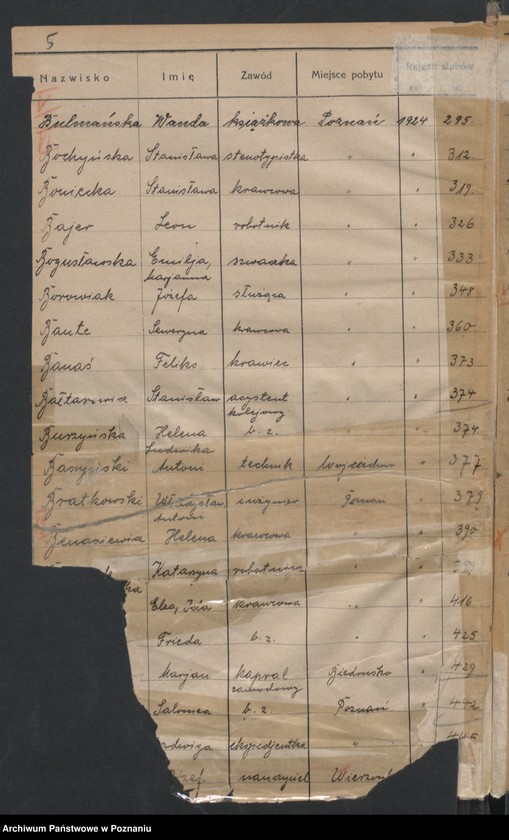 image.from.unit.number "Spis alfabetyczny małżeństw za 1924"