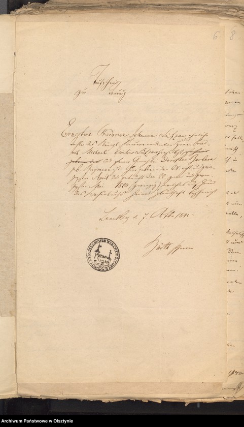 image.from.unit.number "Heiratskonsense und andere standesamtliche Angelegenheiten der evangelischen Kirche zu Wartenburg"