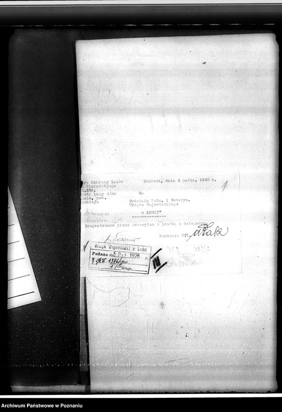 Obraz 5 z jednostki "Sprawa o niedostateczne zalesienie lasu 16,24 ha w majątku Tłokinia"