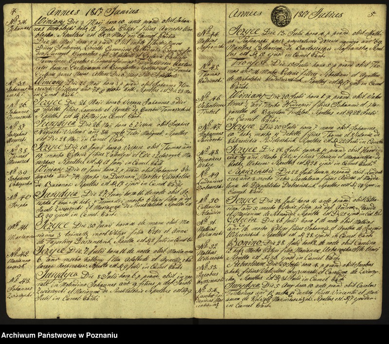 Obraz 5 z jednostki "Księga zgonów"