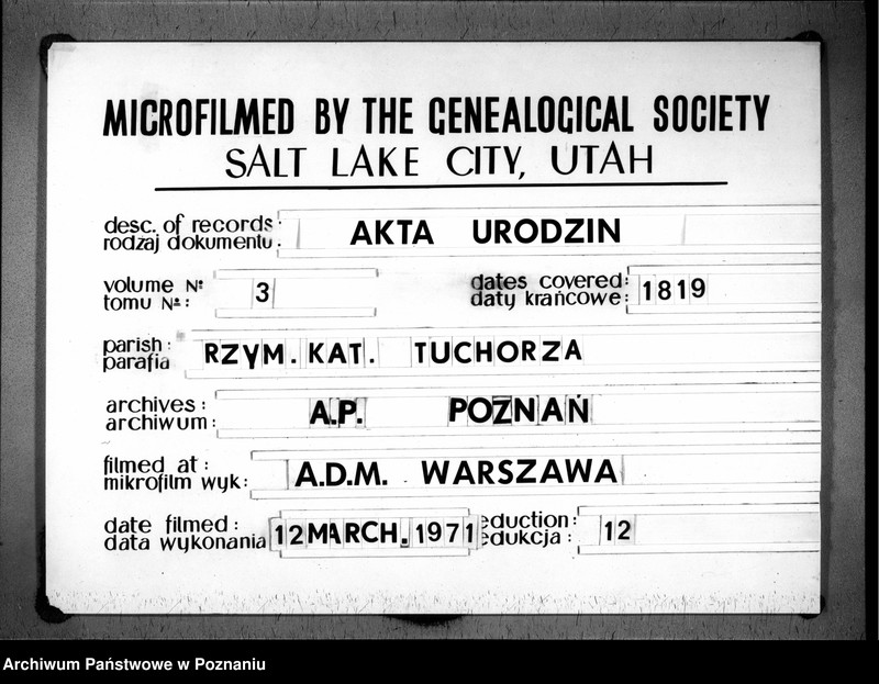 image.from.team "Akta stanu cywilnego Parafii Rzymskokatolickiej Tuchorza (pow. wolsztyński)"