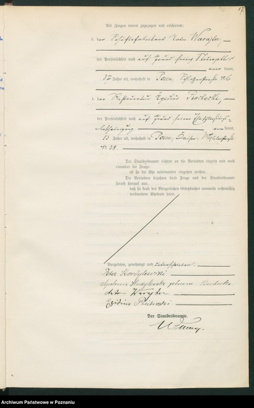 Obraz 18 z jednostki "Księga miejscowa małżeństw tom I"