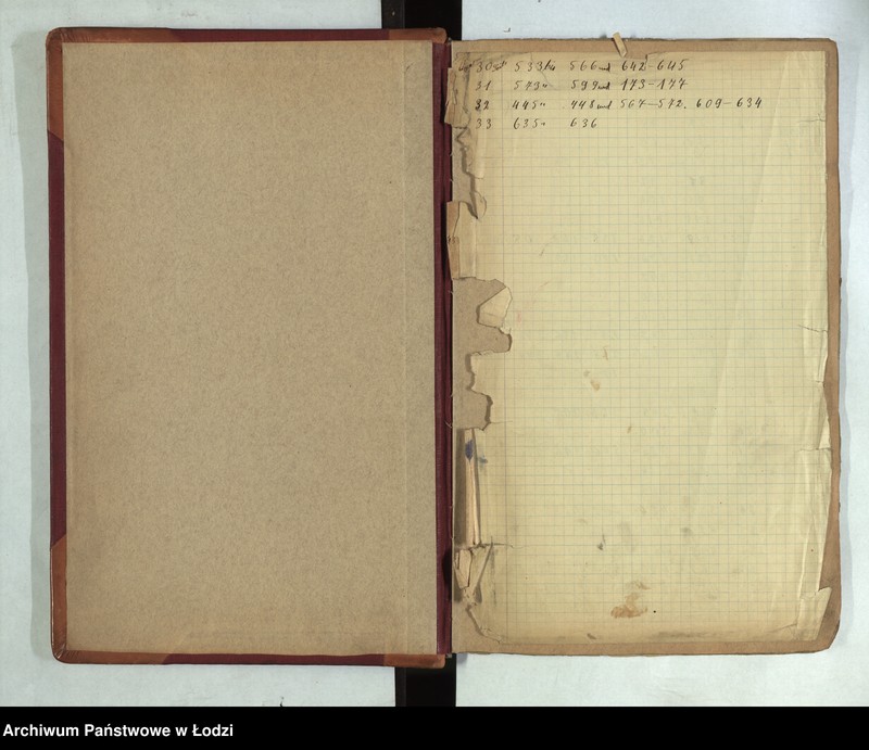 Obraz 1 z jednostki "Księga ludności stałej Łódź - cyrkuł I nr 1-33"