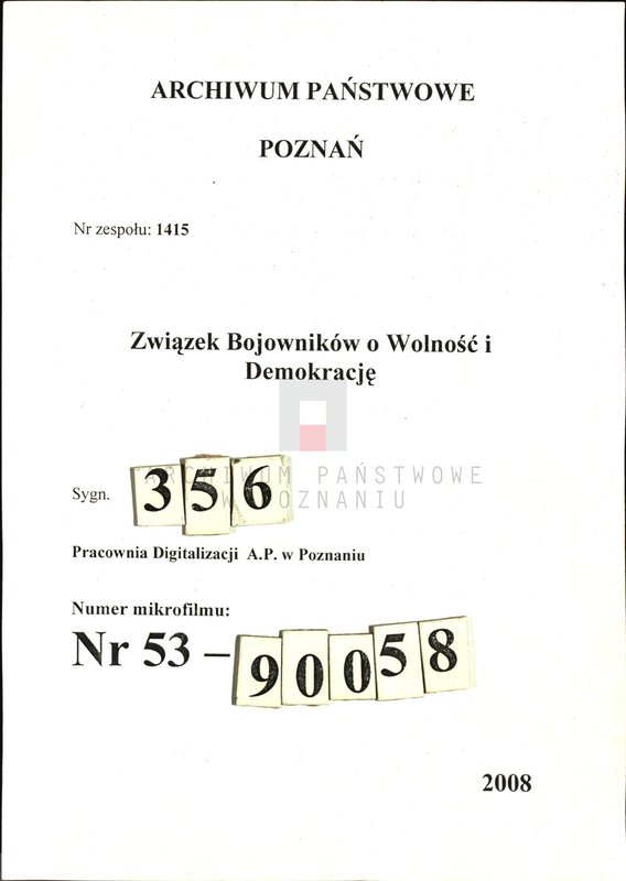 Obraz 1 z jednostki "Relacje i wspomnienia dotyczące powstania wielkopolskiego: 1. Chodzież, powiat Chodzież, województwo poznańskie."