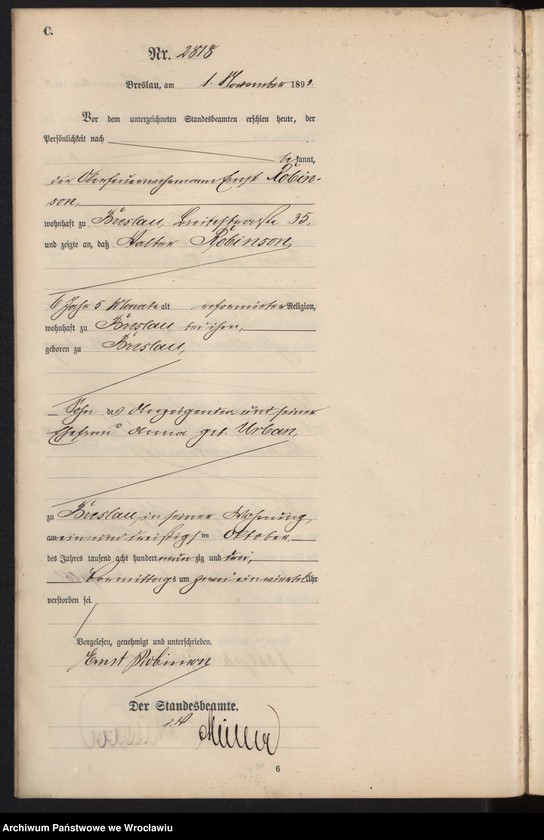 image.from.unit.number "Sterbe-Haupt-Register Breslau I 1893 Band 8"