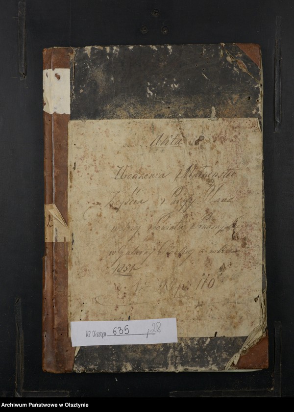 image.from.unit.number "Akta Urodzenia, Małżeństw, Zeyścia Parafij Janowskiej Powiatu Przasnyskiego w Gubernij Płockiej z roku 1852"