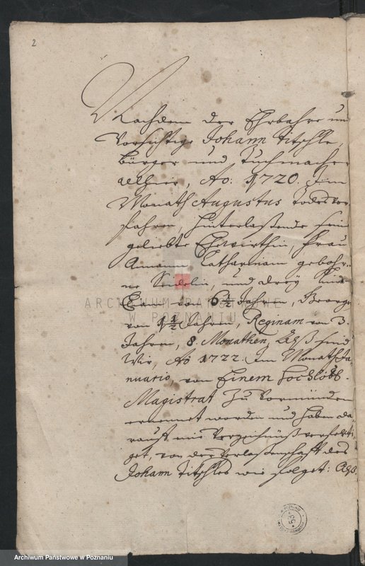 Obraz 3 z jednostki "Księga sądu opiekuńczego - fragment; język niemiecki"