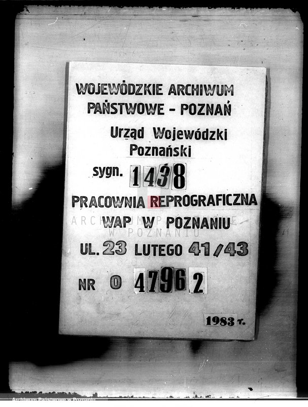 Obraz 1 z jednostki "Die Verwaltung der Stadt Punitz /Poniec/"