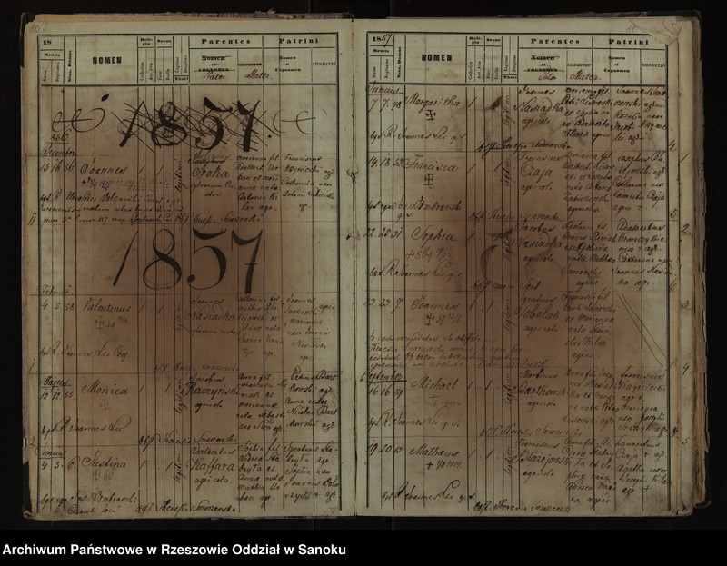 Obraz 8 z jednostki "Księga urodzeń z lat 1852-1896, małżeństw z lat 1862-1918, zgonów z lat 1859-1916 dla miejscowości Falejówka"