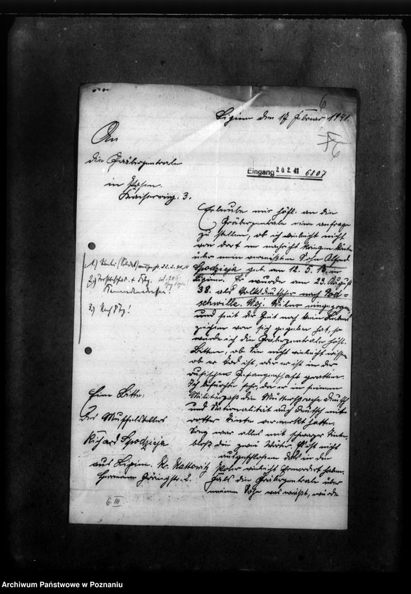 Obraz 10 z jednostki "Korespondencja w sprawie miejscowych Niemców z Wielkopolski i Śląska, którzy zginęli w 1939 roku"