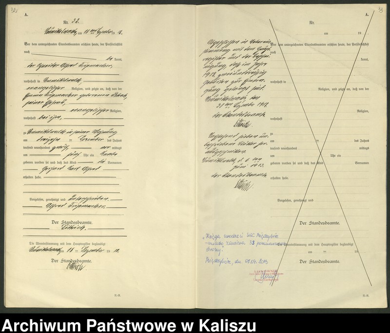 Obraz 19 z jednostki "[Księga urodzeń]"