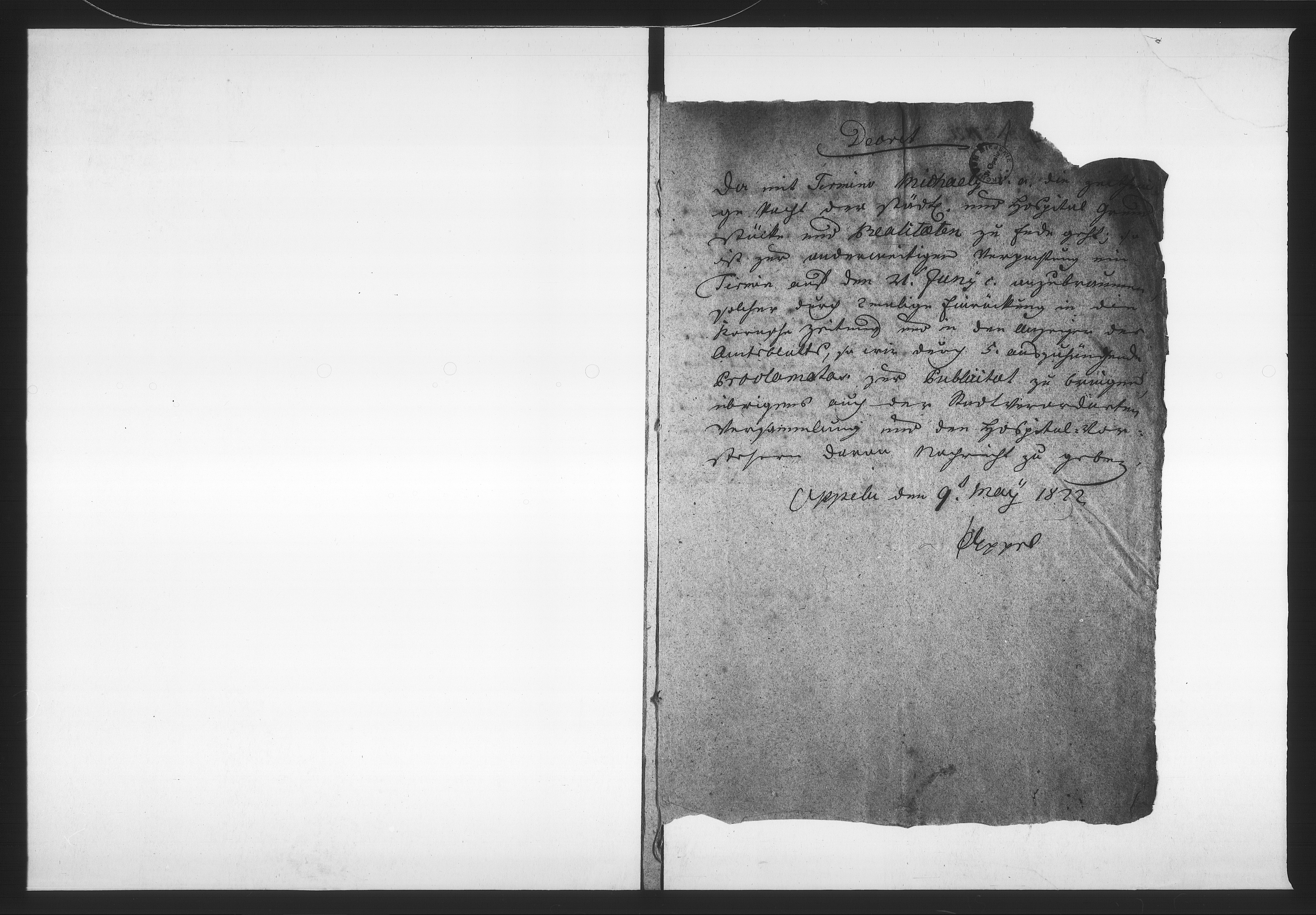 Obraz 5 z jednostki "Acta von Verpachtung der Cämmerey und Hospital Acker und Realitaeten Vol. III de anno 1822 bis 1833"