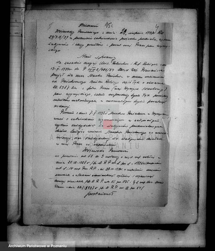 Obraz 8 z jednostki "Ostateczny rejestr pomiarowo-klasyfikacyjny majątku Pracz powiat wyrzyskiego"