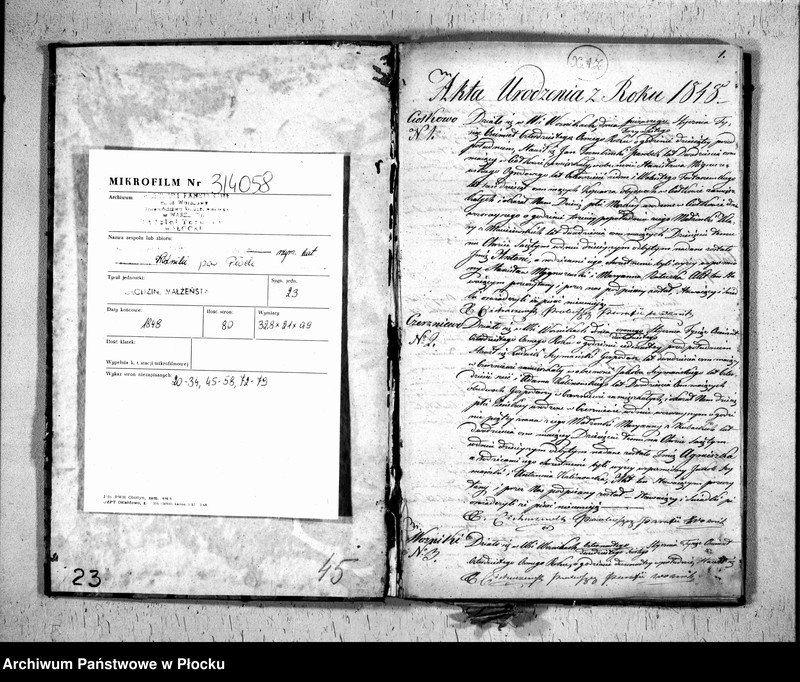 image.from.unit.number "Akta urodzeń, małżeństw i zgonów"