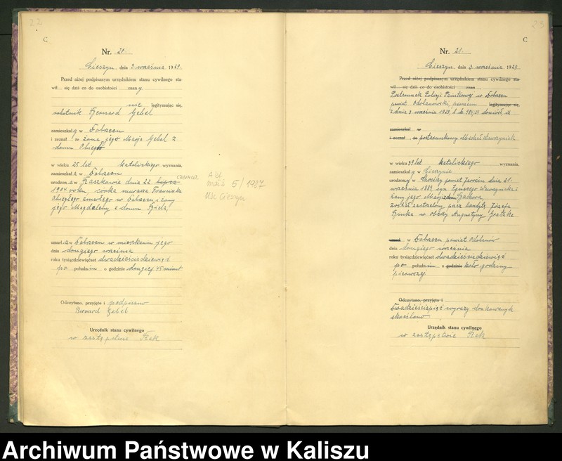 Obraz 14 z jednostki "[Księga zgonów]"