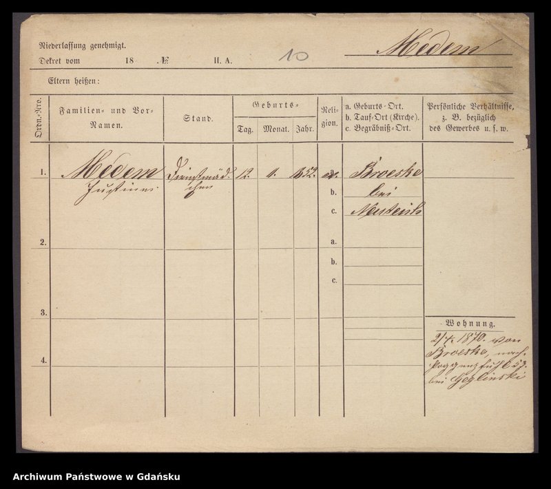 image.from.unit.number "Karty meldunkowe: Medau - Mehder"