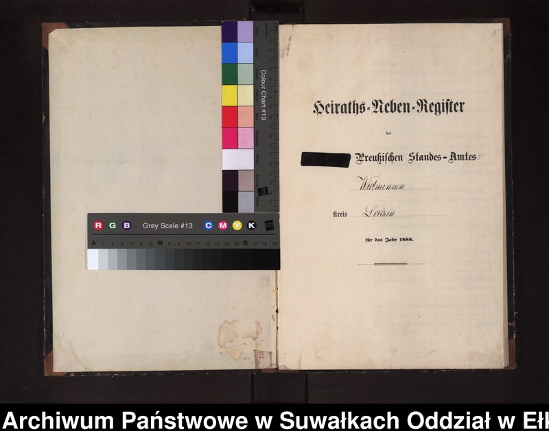 image.from.unit.number "Heiraths-Neben-Register des Preussischen Standes-Amtes Widminnen Kreis Loetzen"