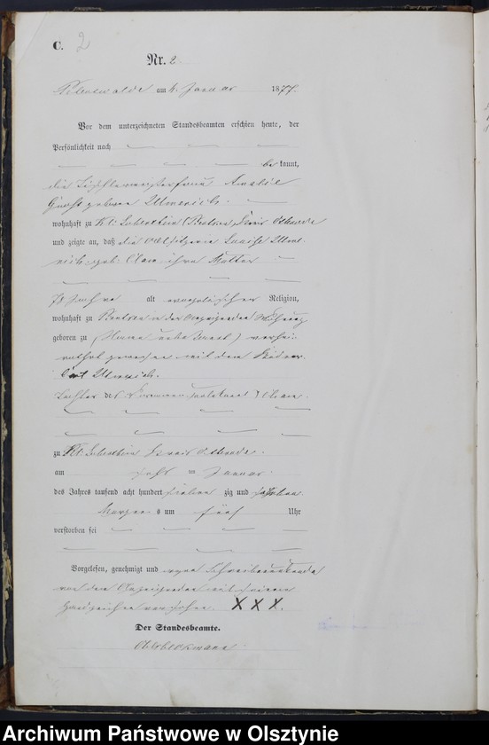 image.from.unit.number "Sterbe-Haupt-Register Nr 1 - 95"