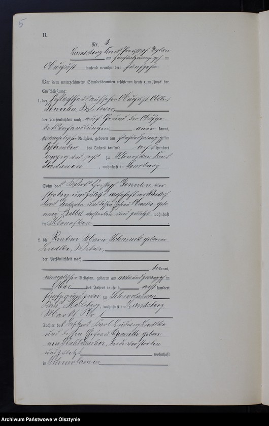 image.from.unit.number "Heiraths-Neben-Register Nr 1 -11 [ Księga małżeństw- wtóropis ]"