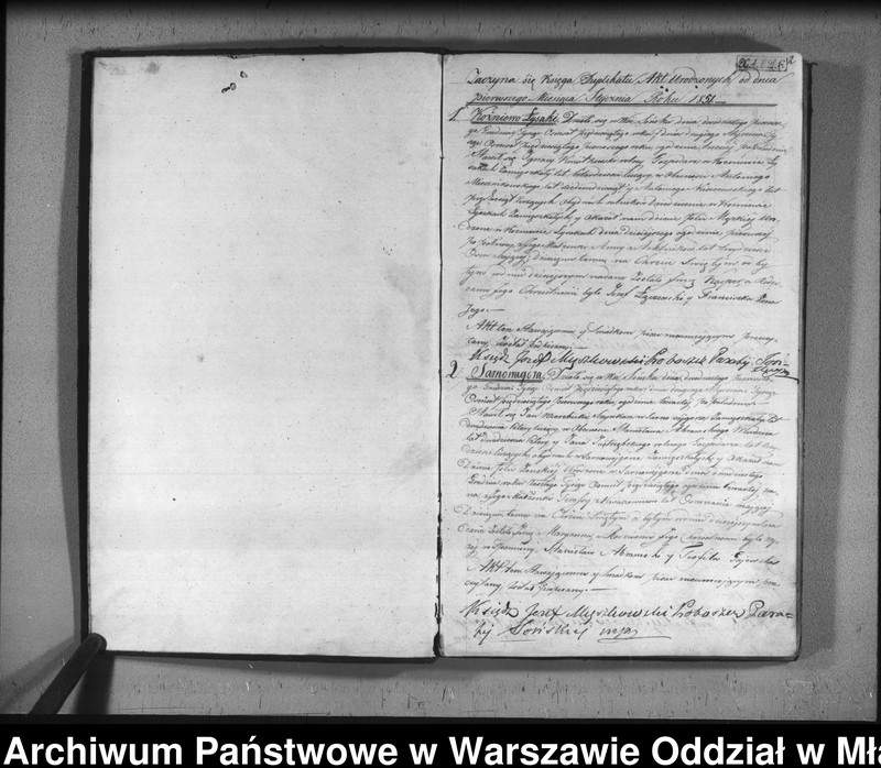 image.from.unit.number "Akta urodzeń, małżeństw i zgonów"
