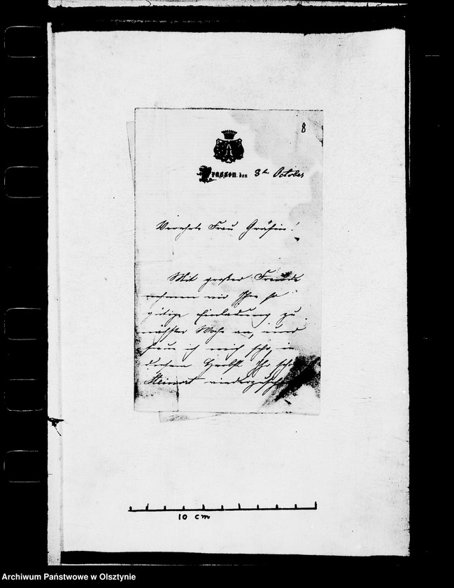 image.from.unit.number "/Euphemie Gfin zu Eulenburg- Prassen an Anna Gfin Lehndorff geb. Hahn/"