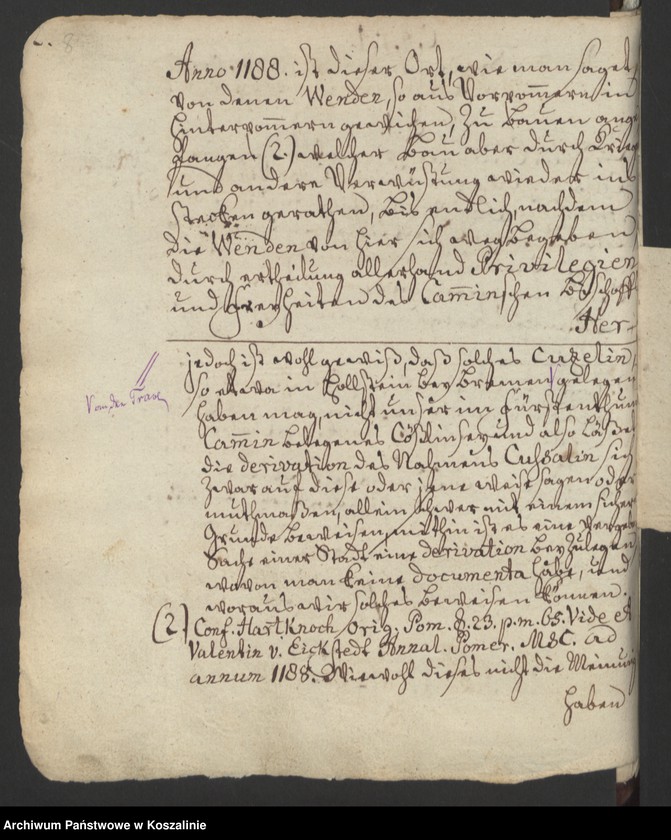 Obraz 7 z kolekcji "Kronika Wendlanda - pierwsza monografia Koszalina111"