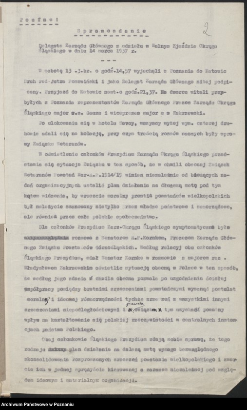 Obraz 5 z jednostki "Akta Komisji Weryfikacyjnej Związku Weteranów Powstań Narodowych Rzeczypospolitej Polski i Związku Powstańców Wielkopolskich."