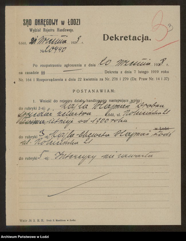 Obraz 5 z jednostki "Kajla Cheweta Blajman- drobna sprzedaż żelastwa"