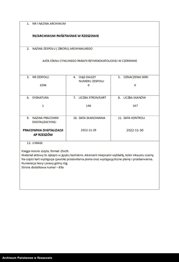 image.from.unit.number "Księga urodzeń dla miejscowości Wola Pławska"