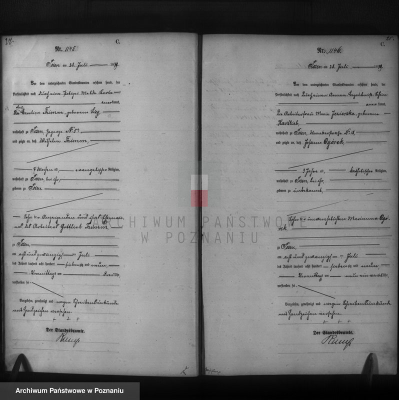 Obraz 14 z jednostki "Księga zgonów t. III"