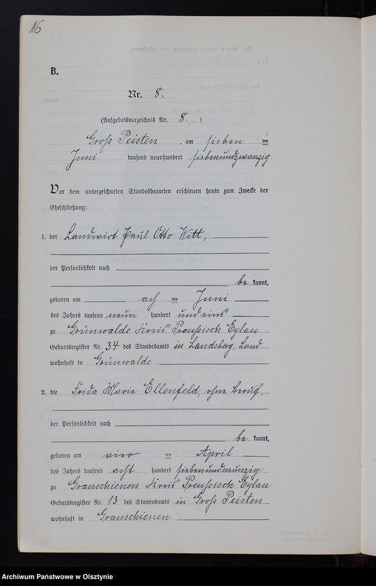 image.from.unit.number "Heiraths-Neben-Register Nr 1 - 13 [ Księga małżeństw - wtóropis ]"