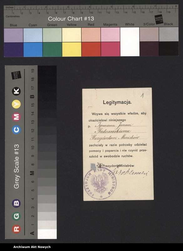 image.from.unit.number "Dokumenty I. J. Paderewskiego związane z pełnieniem funkcji państwowych; Nominacja I. J. Paderewskiego na członka Rady Narodowej RP z XII 1939 r. przechowywana oddzielnie"