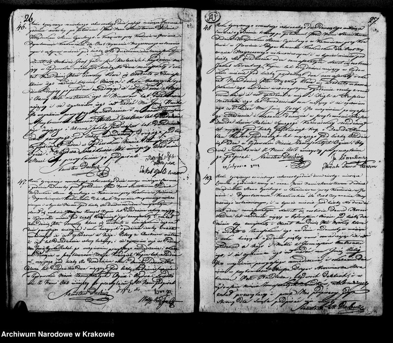 image.from.unit.number "Księga Aktow Urodzenia Gminy Wyznania Moyzeszowego. Synagogi Kazimierskiey przy Krakowie na Rok 1814"