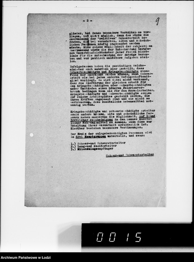 Obraz 13 z jednostki "Lebensmittelzuteilung für Lang- Schwer-und Nachtarbeiter"