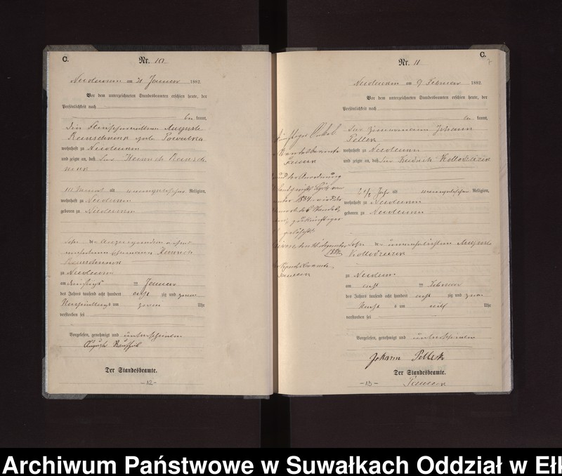 image.from.unit.number "Sterbe-Haupt-Register des Königlich Preussischen Standes-Amtes Stadt Nicolaiken Kreis Sensburg"