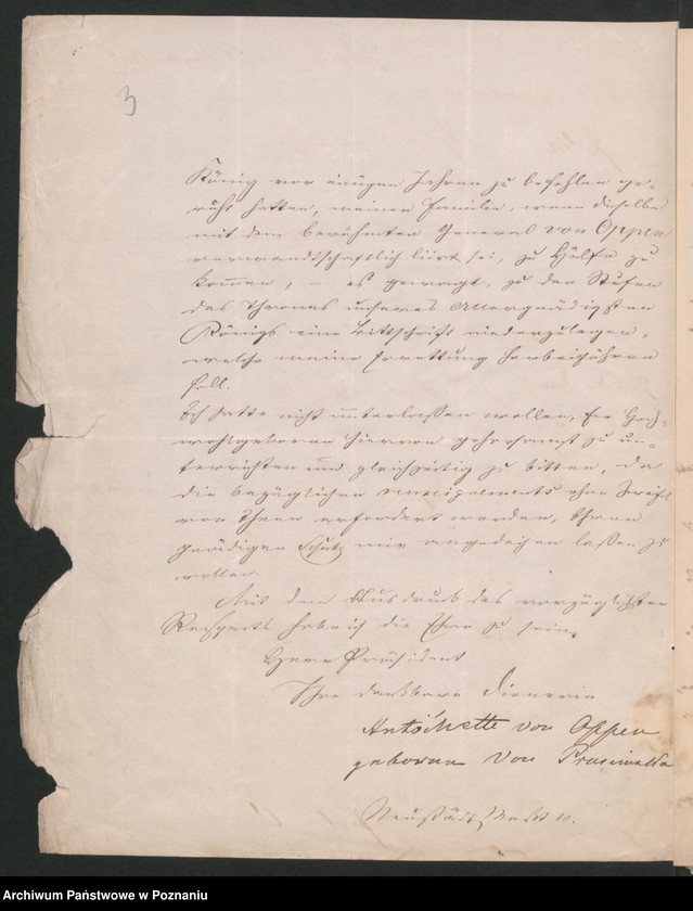 Obraz 7 z jednostki "A. betr. Familie von Oppen und Orański"