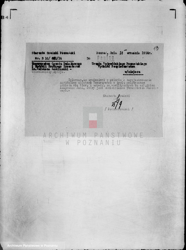 Obraz 18 z jednostki "/Towarzystwo Ogrodu Działkowego im. T. Kościuszki w Poznaniu/"