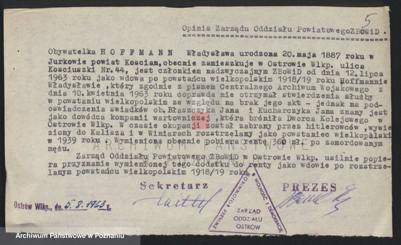 Obraz 20 z jednostki "Życiorysy powstańców wielkopolskich: H - tom ll /Hoffmann Roman - Hytry Stanisław/."